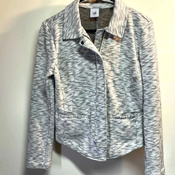 Cabi Gray Neo Moto Jacket - Picture 1 of 6